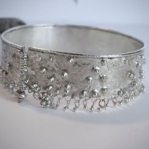 Sterling silver bracelet. Unique and stunning.